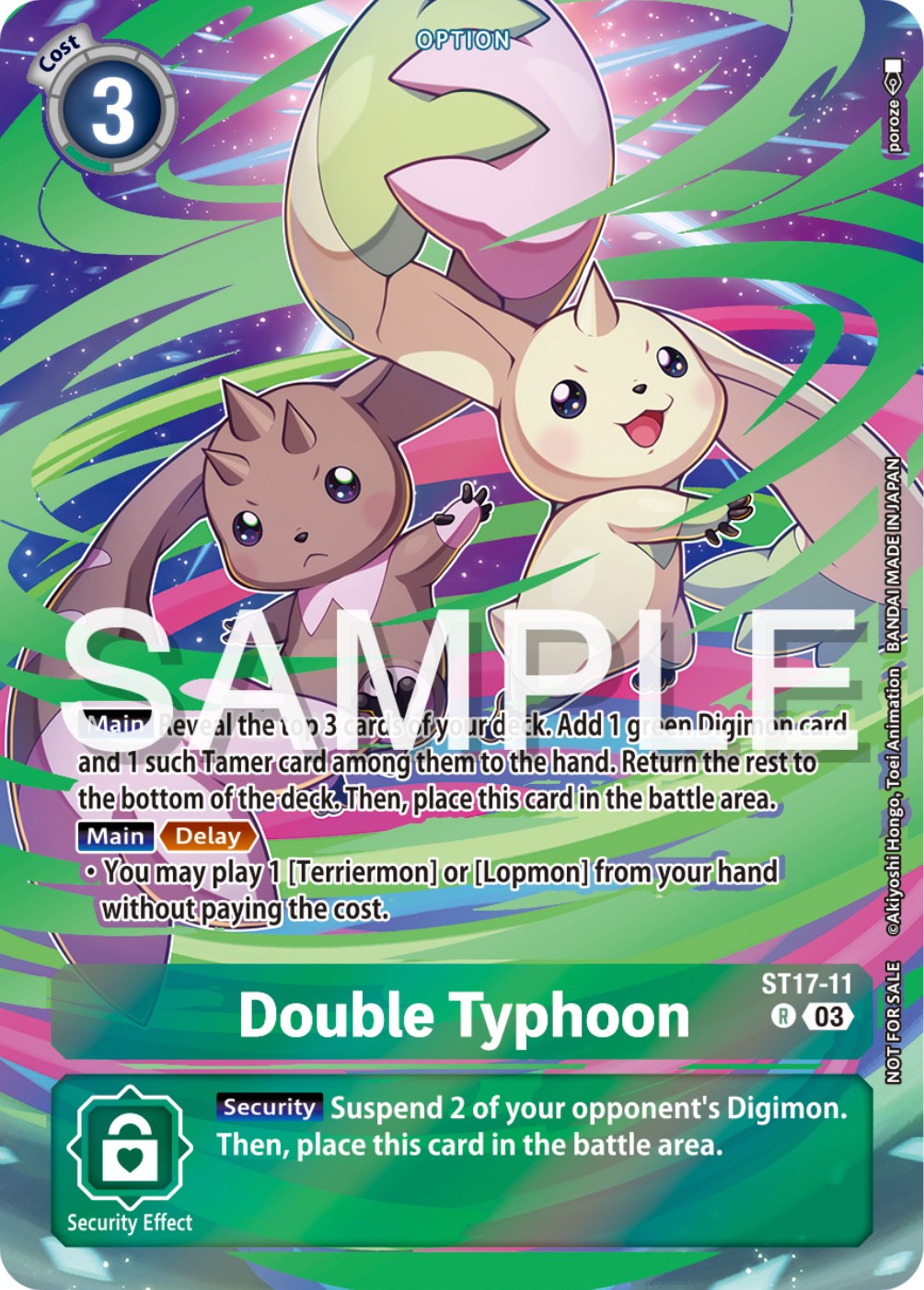 Double Typhoon [ST17-11] (Spring Break Event 2024) [Starter Deck: Double Typhoon Advanced Deck Set Promos] | Amazing Games TCG