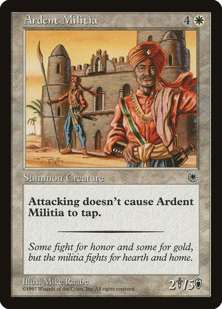 Ardent Militia [Portal] | Amazing Games TCG