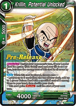 Krillin, Potential Unlocked (BT10-070) [Rise of the Unison Warrior Prerelease Promos] | Amazing Games TCG