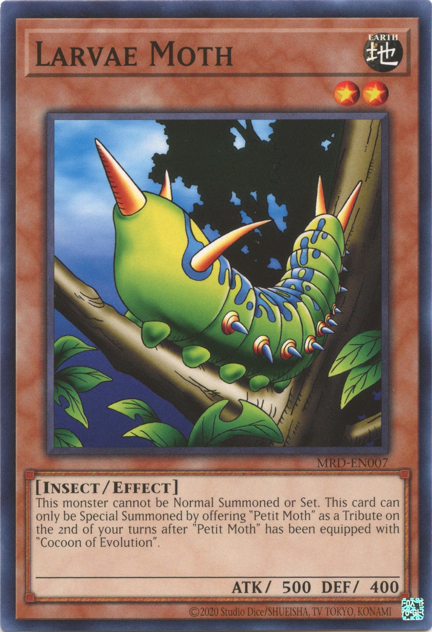 Larvae Moth (25th Anniversary) [MRD-EN007] Common | Amazing Games TCG