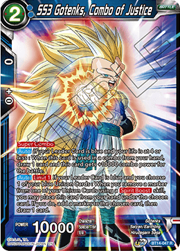 SS3 Gotenks, Combo of Justice (BT14-047) [Cross Spirits] | Amazing Games TCG