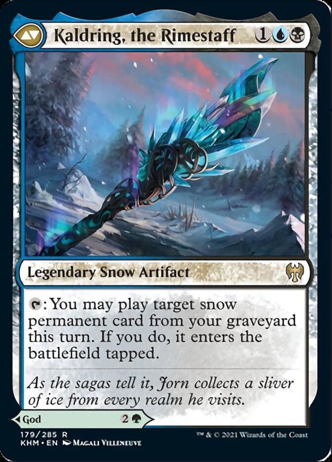 Jorn, God of Winter // Kaldring, the Rimestaff [Kaldheim] | Amazing Games TCG