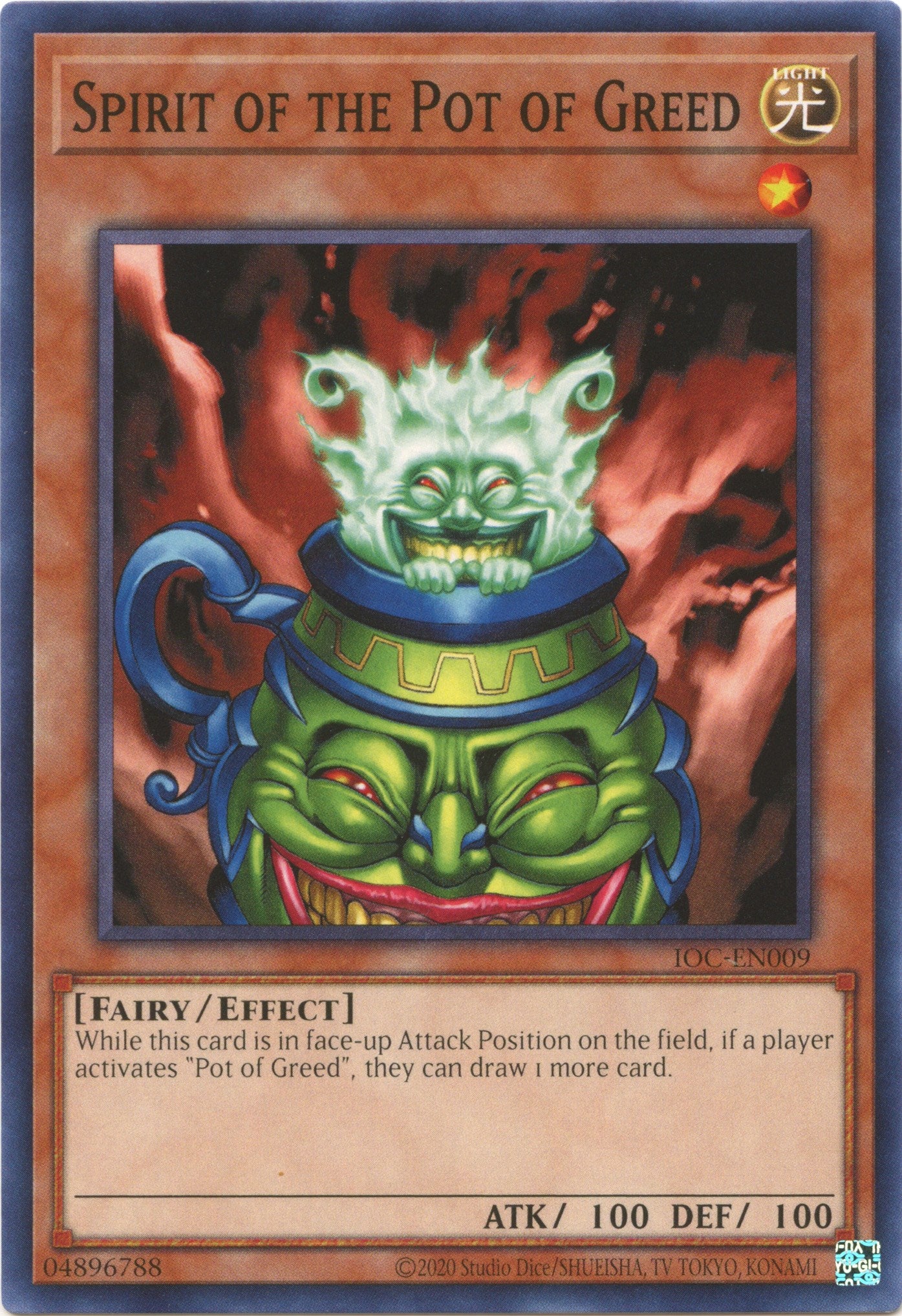 Spirit of the Pot of Greed (25th Anniversary) [IOC-EN009] Common | Amazing Games TCG