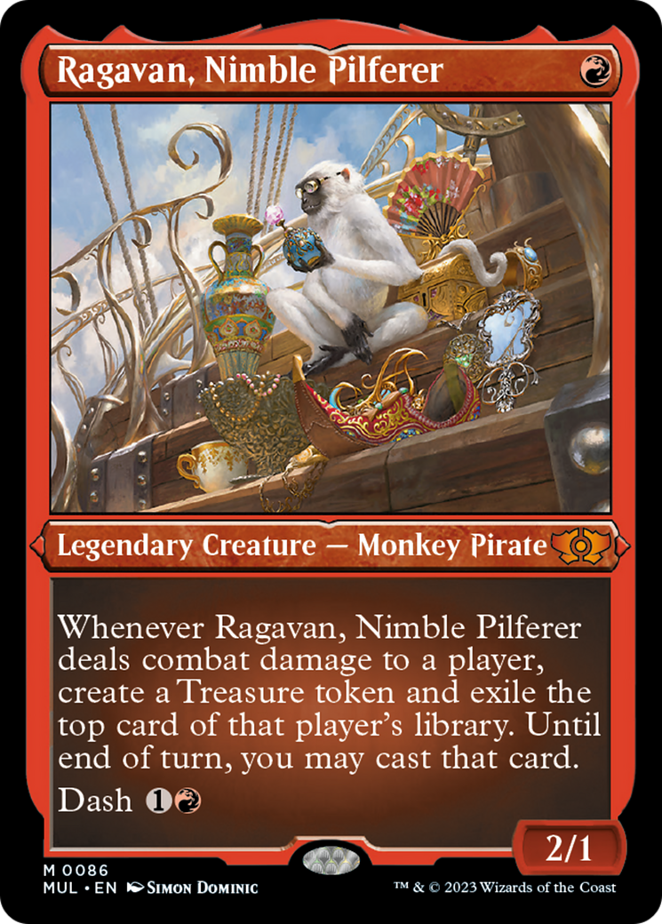 Ragavan, Nimble Pilferer (Foil Etched) [Multiverse Legends] | Amazing Games TCG