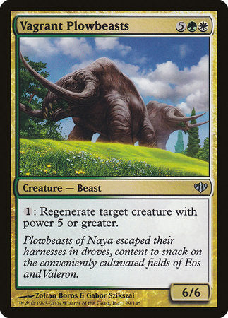 Vagrant Plowbeasts [Conflux] | Amazing Games TCG