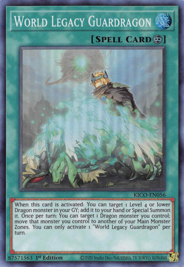 World Legacy Guardragon [KICO-EN056] Super Rare | Amazing Games TCG