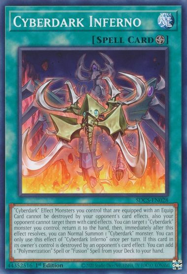 Cyberdark Inferno [SDCS-EN028] Common | Amazing Games TCG