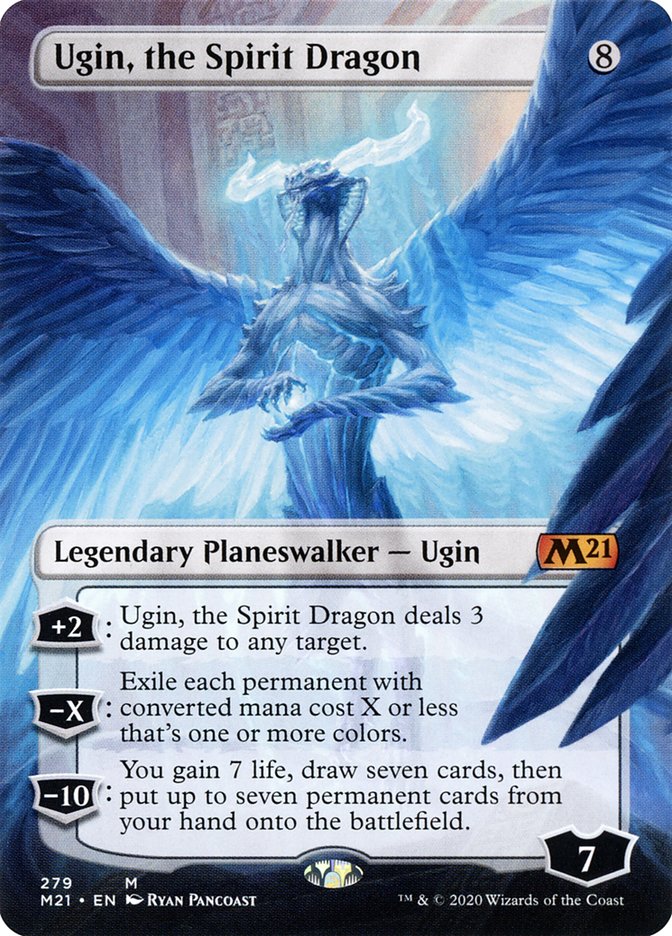 Ugin, the Spirit Dragon (Extended) (279) [Core Set 2021] | Amazing Games TCG