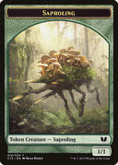 Elephant // Saproling Double-Sided Token [Commander 2015 Tokens] | Amazing Games TCG