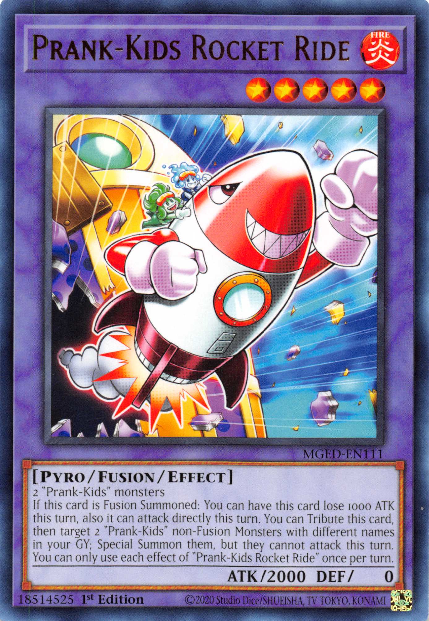 Prank-Kids Rocket Ride [MGED-EN111] Rare | Amazing Games TCG