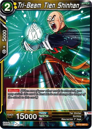 Tri-Beam Tien Shinhan (BT5-086) [Miraculous Revival] | Amazing Games TCG