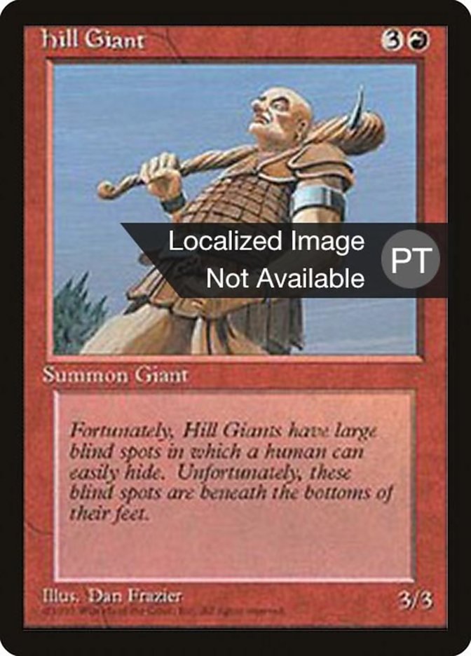 Hill Giant [Fourth Edition (Foreign Black Border)] | Amazing Games TCG