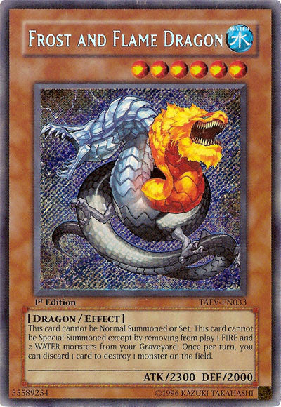 Frost and Flame Dragon [TAEV-EN033] Secret Rare | Amazing Games TCG