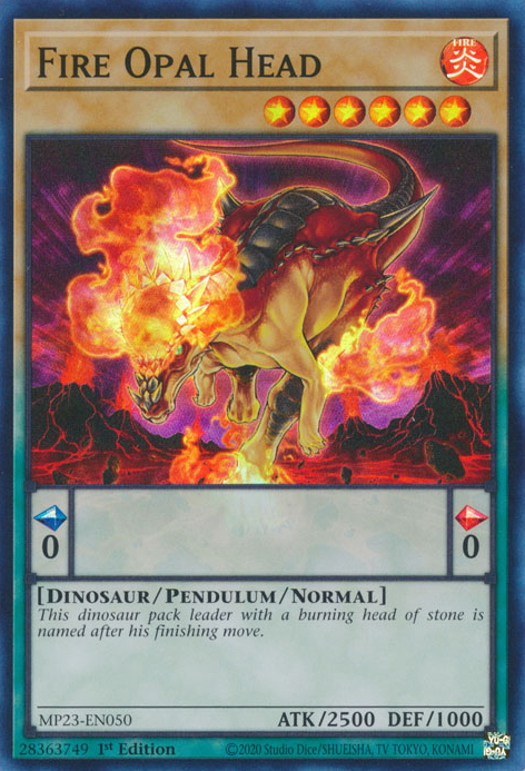 Fire Opal Head [MP23-EN050] Super Rare | Amazing Games TCG