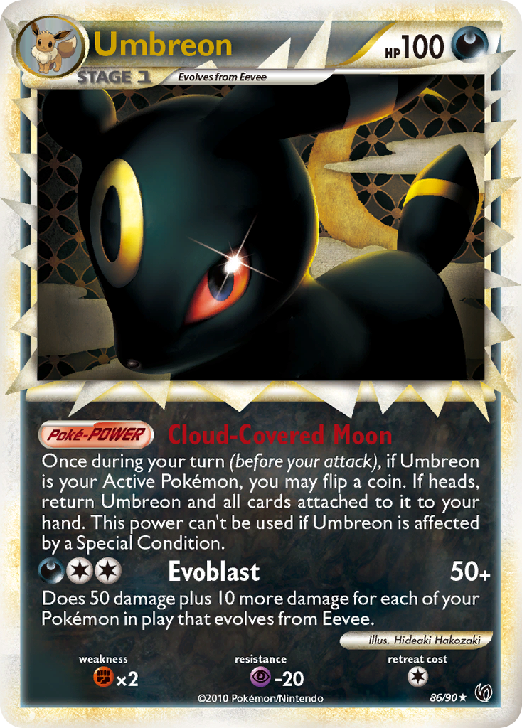 Umbreon (86/90) [HeartGold & SoulSilver: Undaunted] | Amazing Games TCG