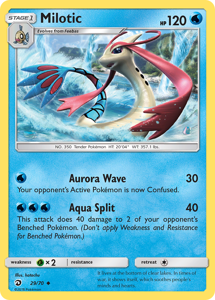 Milotic (29/70) [Sun & Moon: Dragon Majesty] | Amazing Games TCG