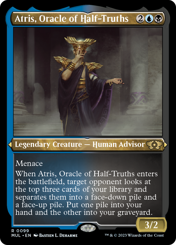 Atris, Oracle of Half-Truths (Foil Etched) [Multiverse Legends] | Amazing Games TCG