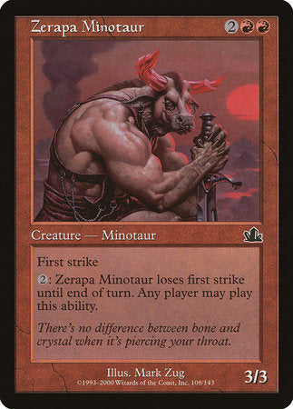 Zerapa Minotaur [Prophecy] | Amazing Games TCG