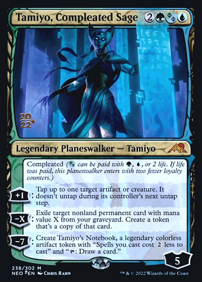 Tamiyo, Compleated Sage [Kamigawa: Neon Dynasty Prerelease Promos] | Amazing Games TCG