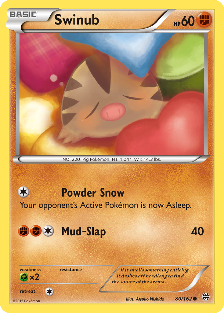 Swinub (80/162) [XY: BREAKthrough] | Amazing Games TCG