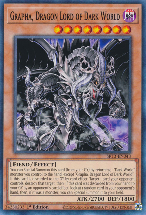 Grapha, Dragon Lord of Dark World [SR13-EN043] Common | Amazing Games TCG