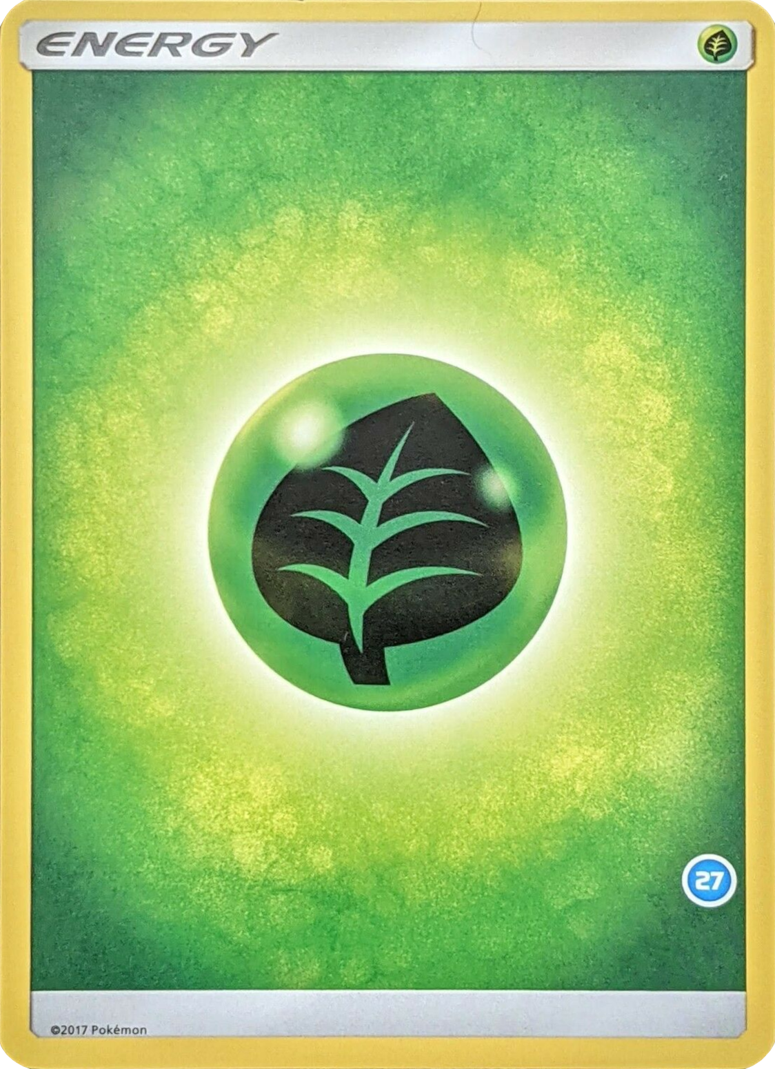 Grass Energy (Deck Exclusive #27) [Sun & Moon: Trainer Kit - Alolan Ninetales] | Amazing Games TCG