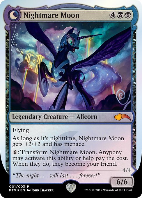 Nightmare Moon // Princess Luna [Ponies: The Galloping] | Amazing Games TCG