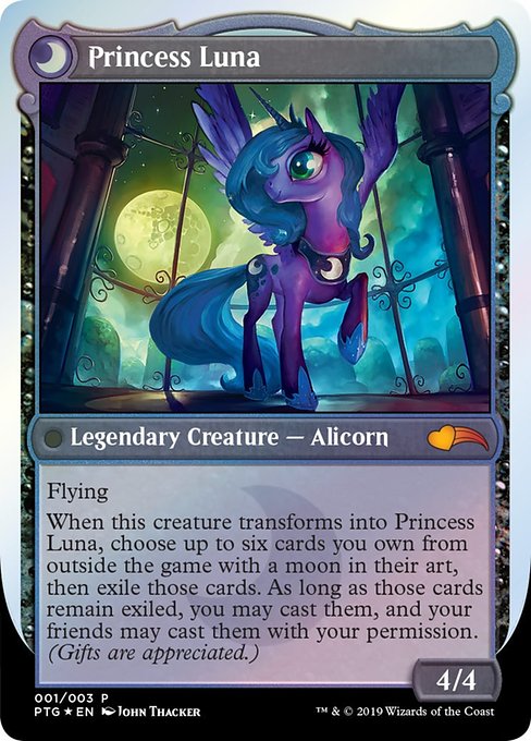 Nightmare Moon // Princess Luna [Ponies: The Galloping] | Amazing Games TCG