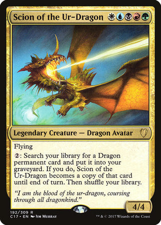 Scion of the Ur-Dragon [Commander 2017] | Amazing Games TCG