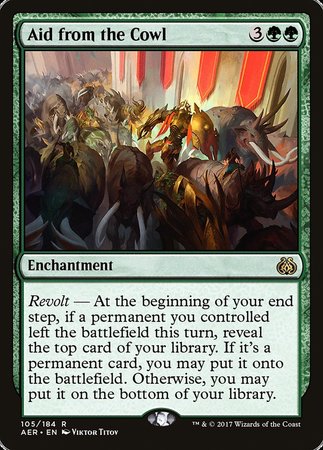 Aid from the Cowl [Aether Revolt] | Amazing Games TCG