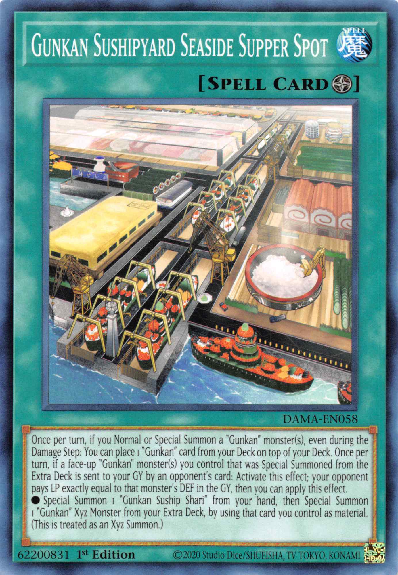 Gunkan Sushipyard Seaside Supper Spot [DAMA-EN058] Common | Amazing Games TCG