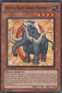 Crystal Beast Amber Mammoth [Legendary Collection 2] [LCGX-EN159] | Amazing Games TCG