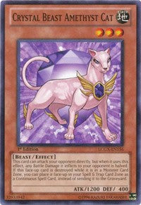 Crystal Beast Amethyst Cat [Legendary Collection 2] [LCGX-EN156] | Amazing Games TCG