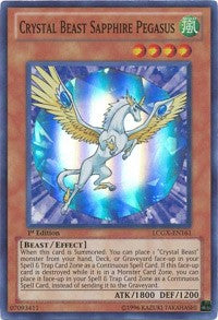 Crystal Beast Sapphire Pegasus [Legendary Collection 2] [LCGX-EN161] | Amazing Games TCG