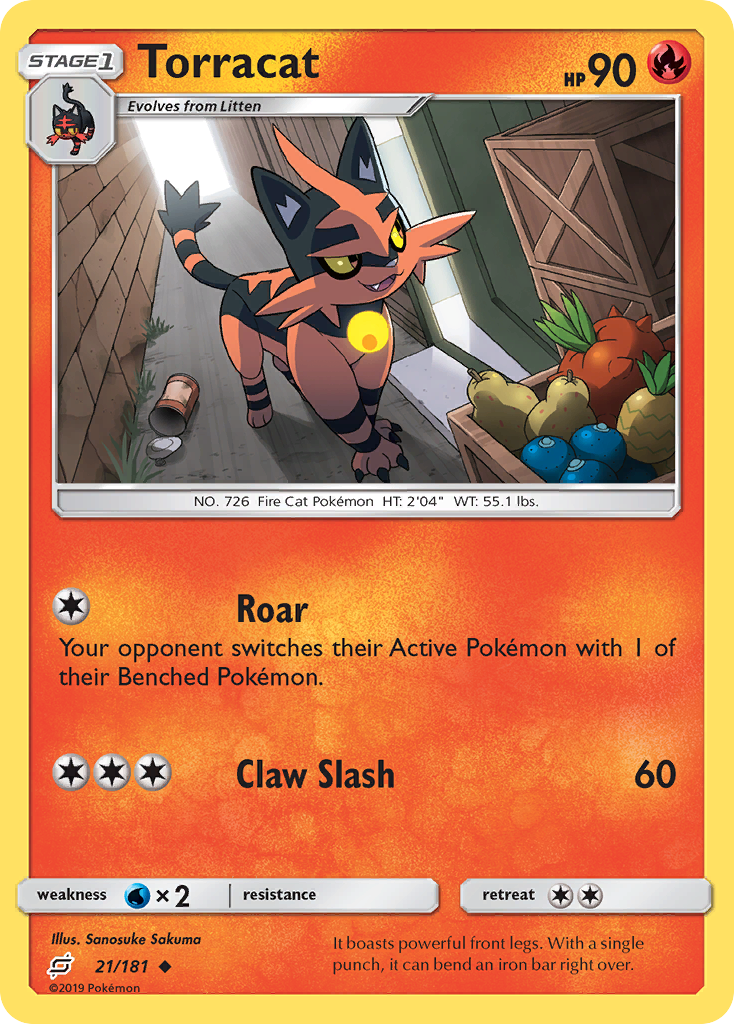 Torracat (21/181) [Sun & Moon: Team Up] | Amazing Games TCG