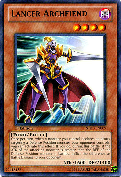 Lancer Archfiend [STBL-EN009] Rare | Amazing Games TCG