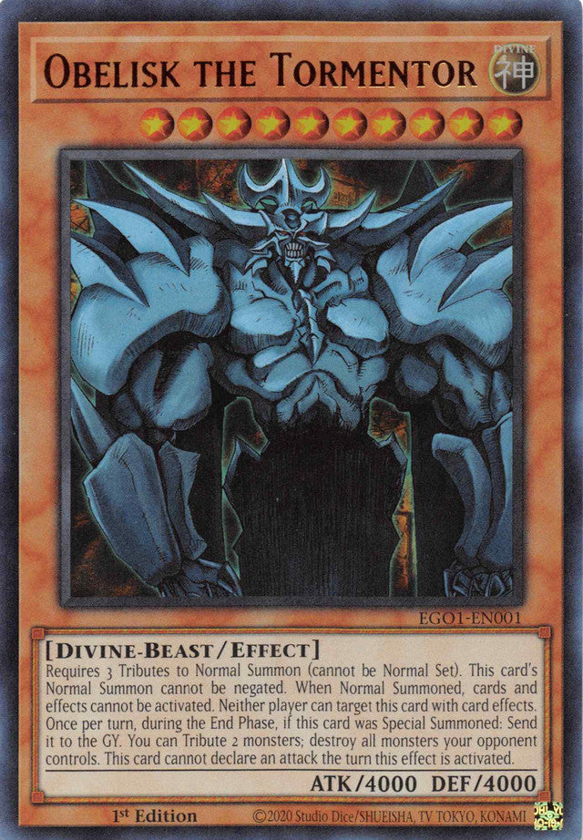 Obelisk the Tormentor [EGO1-EN001] Ultra Rare | Amazing Games TCG