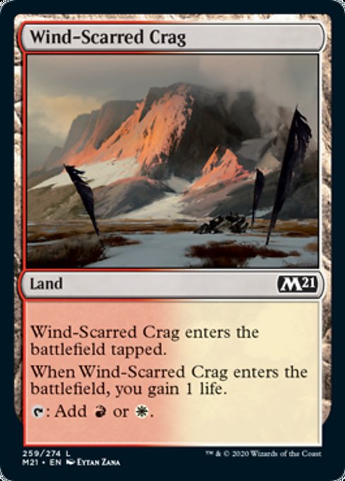 Wind-Scarred Crag [Core Set 2021] | Amazing Games TCG