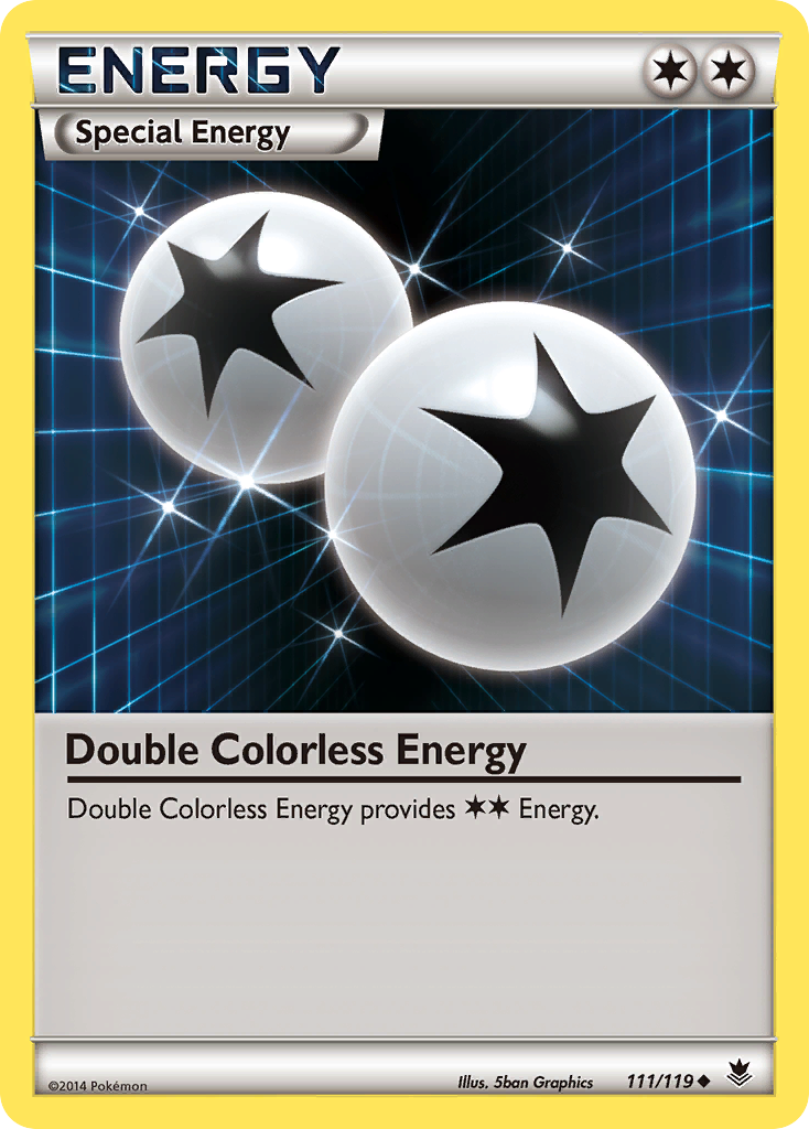 Double Colorless Energy (111/119) [XY: Phantom Forces] | Amazing Games TCG