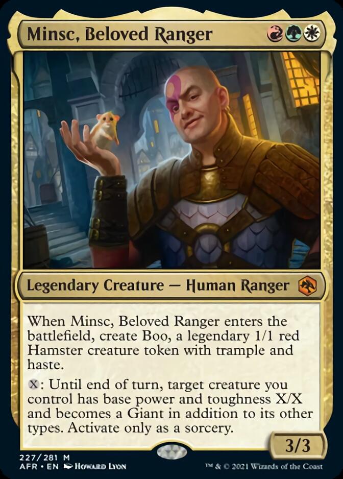 Minsc, Beloved Ranger [Dungeons & Dragons: Adventures in the Forgotten Realms] | Amazing Games TCG