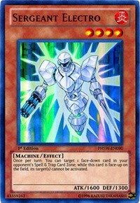 Sergeant Electro [Photon Shockwave] [PHSW-EN090] | Amazing Games TCG