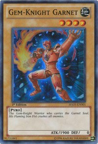 Gem-Knight Garnet [Hidden Arsenal 5: Steelswarm Invasion] [HA05-EN001] | Amazing Games TCG