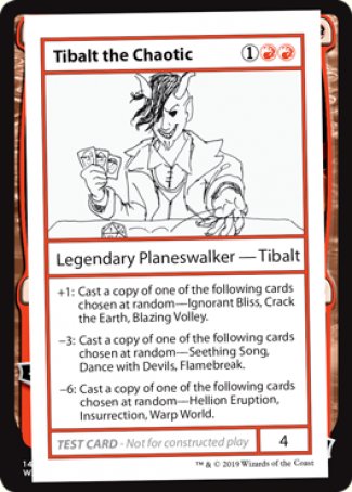 Tibalt the Chaotic (2021 Edition) [Mystery Booster Playtest Cards] | Amazing Games TCG