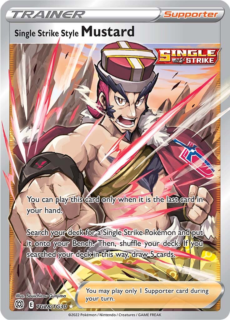 Single Strike Style Mustard (TG28/TG30) [Sword & Shield: Brilliant Stars] | Amazing Games TCG