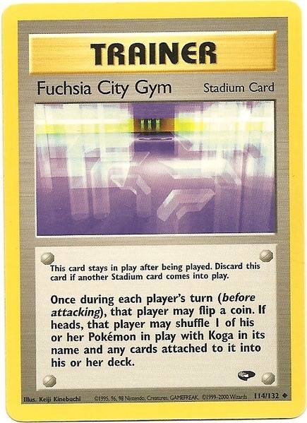 Fuchsia City Gym (114/132) [Gym Challenge Unlimited] | Amazing Games TCG
