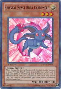 Crystal Beast Ruby Carbuncle [Ra Yellow Mega Pack] [RYMP-EN040] | Amazing Games TCG