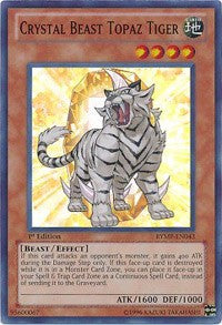 Crystal Beast Topaz Tiger [Ra Yellow Mega Pack] [RYMP-EN043] | Amazing Games TCG