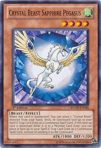 Crystal Beast Sapphire Pegasus [Ra Yellow Mega Pack] [RYMP-EN046] | Amazing Games TCG