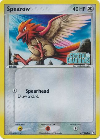 Spearow (61/100) (Stamped) [EX: Crystal Guardians] | Amazing Games TCG