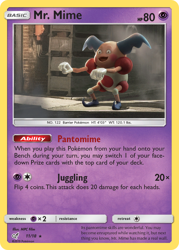 Mr. Mime (11/18) [Sun & Moon: Detective Pikachu] | Amazing Games TCG